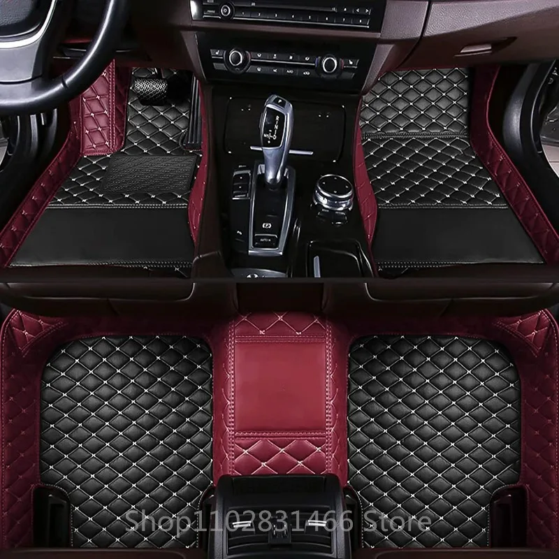 Car Floor Mats for Nissan Bluebird 2004 Artificial Leather Carpets Cover Foot Pads Styling Custom Car Accessories Interior