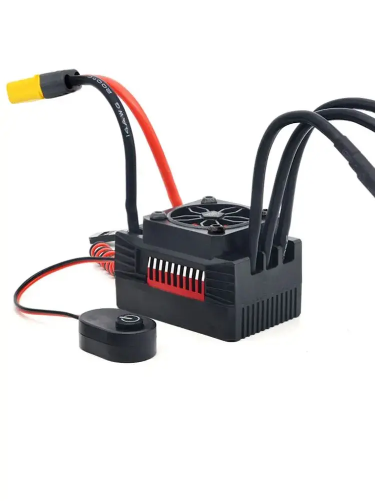 Raket Rc Supersonic V2 80a 100a 120a 150a Esc Waterdichte Borstelloze Snelheidsregelaar Voor 1/8 1/10 1/7 Rc Auto-Onderdelen - afbeelding 2
