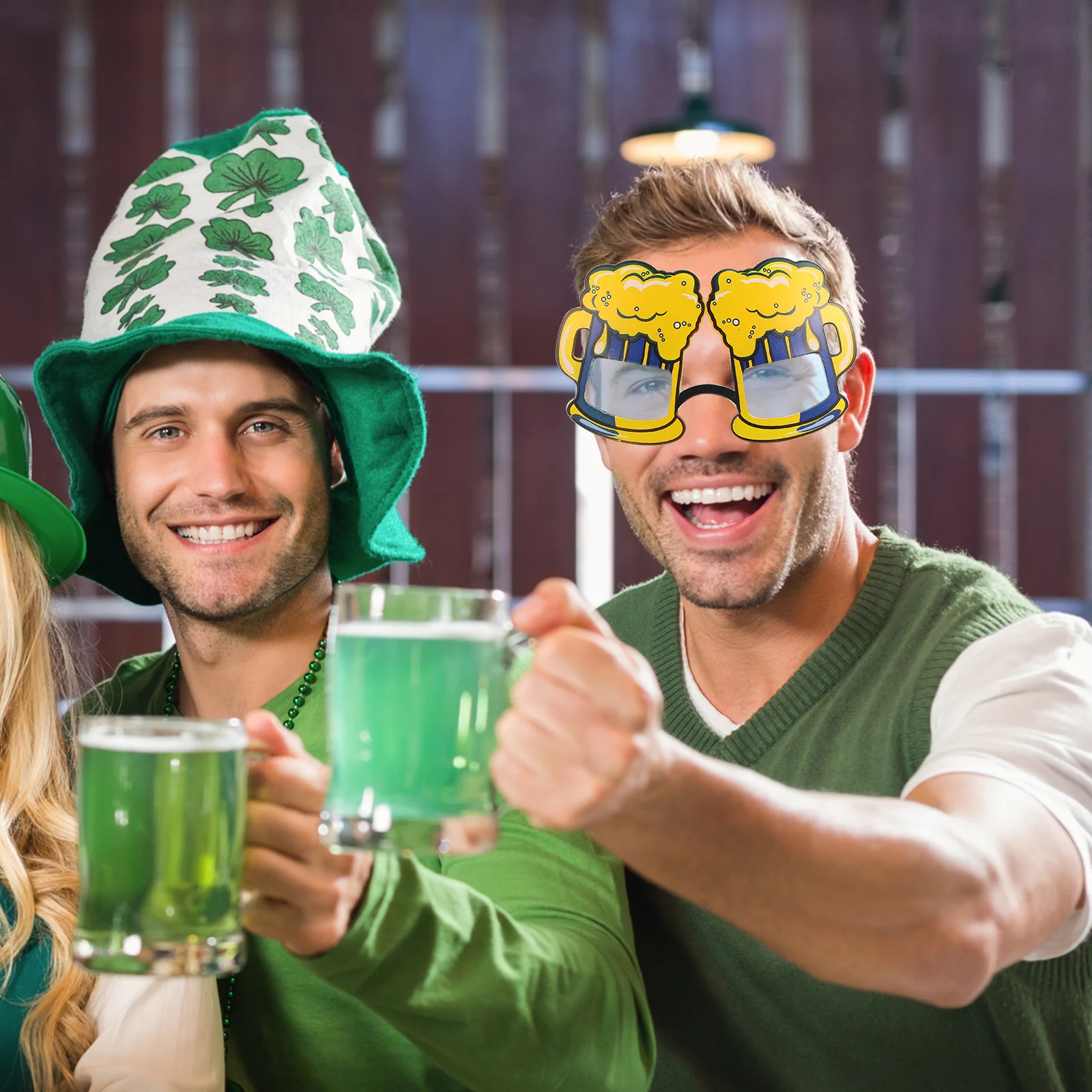 

Novelty Beer Mug Eyeglasses for Festive Parties Creative Costume Accessory for Oktoberfest and Beer Carnivals Unforgettable