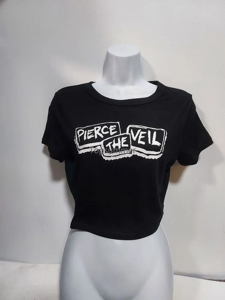 Pierce The Veil Crop Top Pierce The Veil Shirt Pierce The Veil Baby Tee