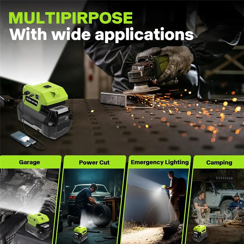 

Преобразователь батареи A34R для рабочего потолочного светильника 40 В 5 Вт, фонарик, прожектор для наружного использования