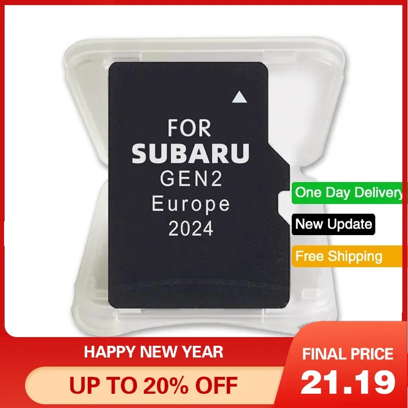 

2024 Latest Version Maps Update Europe UK North America maps for Subaru GEN2 Outback/Impreza/XV/Forester/WRX/STI Car Navigation