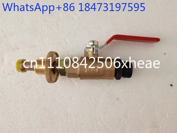 Liquefied gas air pump ball valve switch large flow handwheel switch connecting cylinder