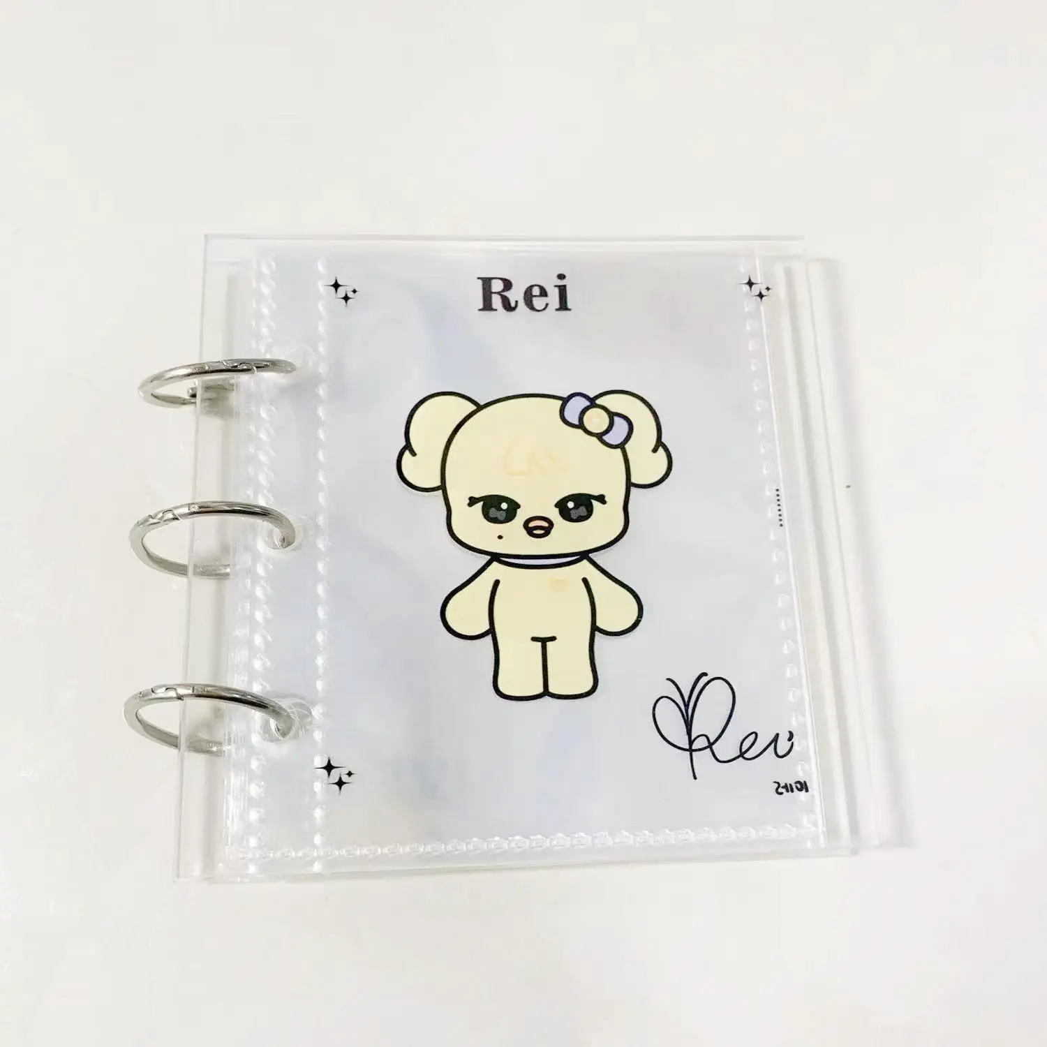 ألبوم بطاقات على شكل حيوانات كرتونية ألبوم صور مجموعة صور المعبود تخزين بطاقات صغيرة ألبوم بطاقات إبداعية من الأكريليك Wonyoung Yujin Rei Gaeul Leeseo Liz Kpop