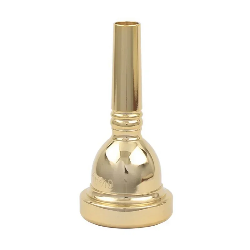 Nickel-Plated Copper 12C 6.5AL Alto Trombone Mouthpiece Small Shank Stylish and Durable Silver Golden