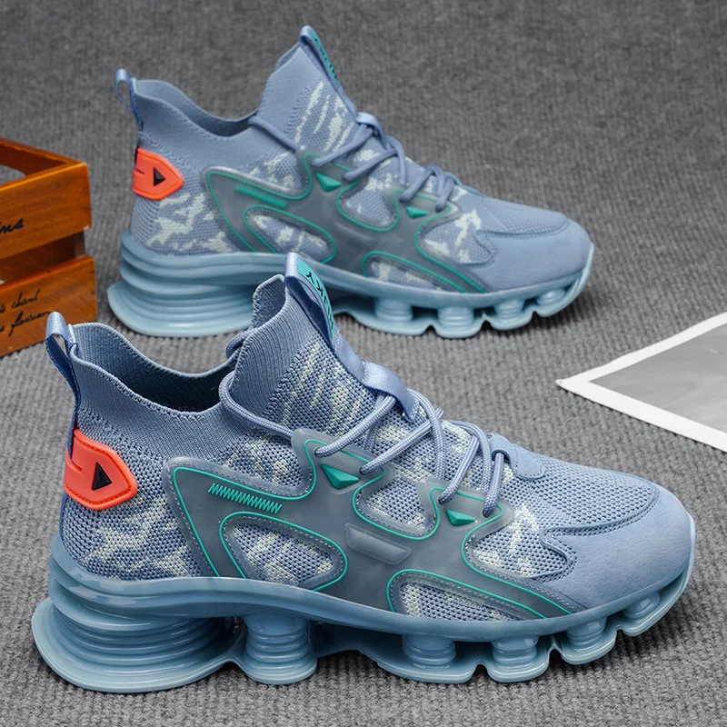 

Sports Shoes for Men, Men's Shoes, Spring Breathable Running Shoes for Teenagers, Ultra-Light Shock-Absorbing Air-Cushion Blade