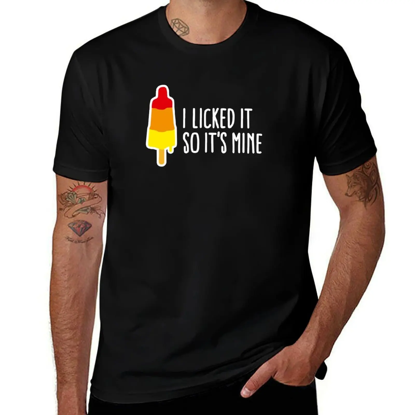 

so it's mine popsicle prints ice T-Shirt I it with designer t t licked shirts licking shirts