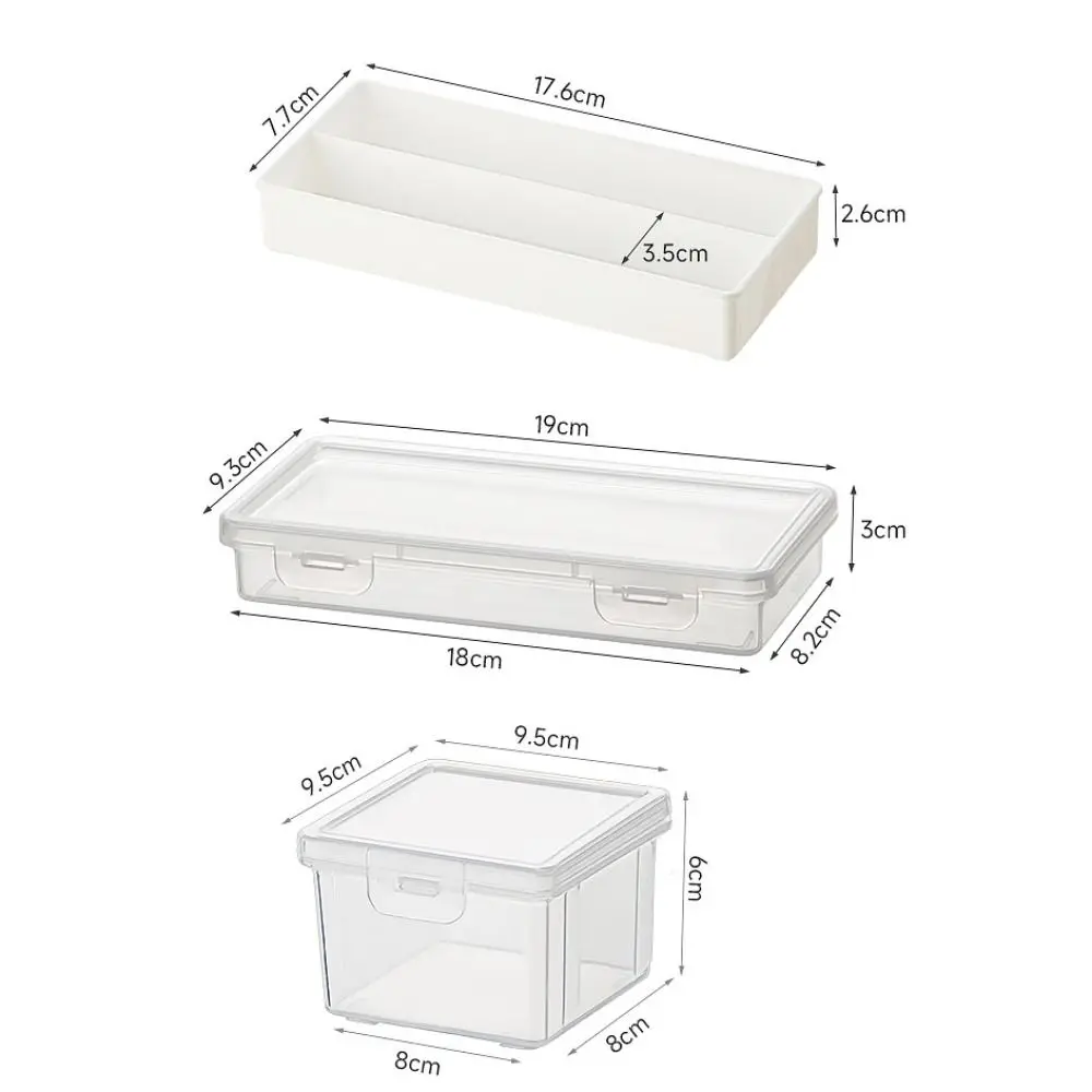 PP Paper Money Storage Box Transparent Large Capacity Currency Banknote Case Portable Convenient Coin Storage Collection Holder