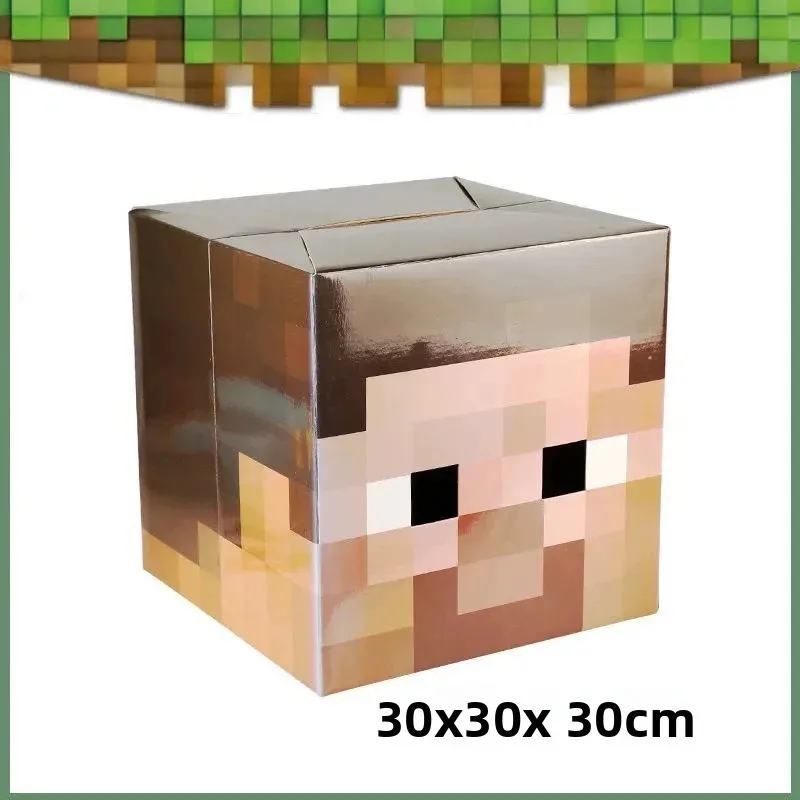 ماينكرافت ستيف كوسبلاي أغطية الرأس الزاحف لعب الأدوار أزياء هود الدعائم أنيمي بكسل ورقة قناع نموذج هدايا عيد الهالوين #3