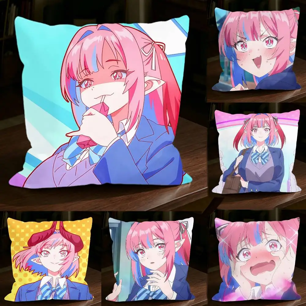 

Takakiyo Kanan Anime Kanan Choroi Square Sofa Pillow Cover Solid Color Living Room Home Decor Cushion Case