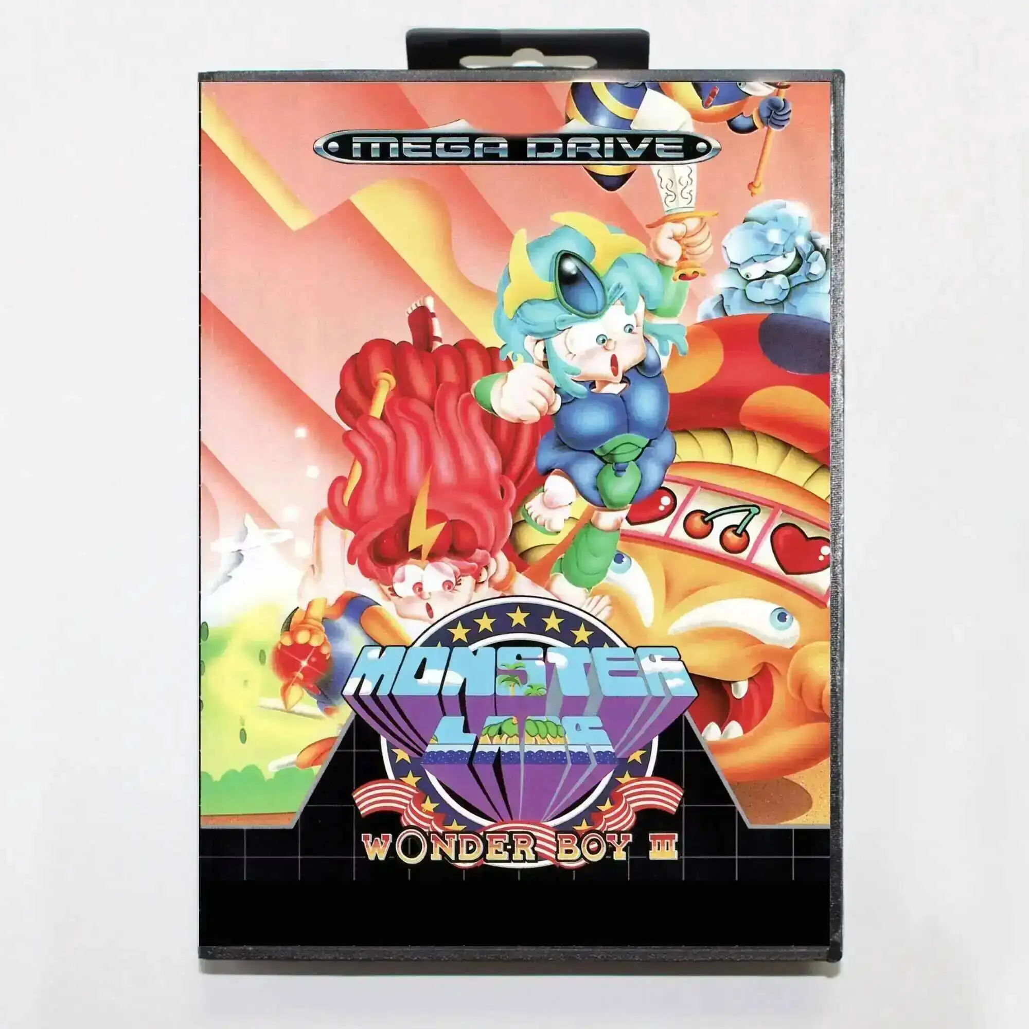 

Wonder Boy III Monster Lair MD Game Card with EUR Box for 16 Bit Sega Megadrive Genesis system