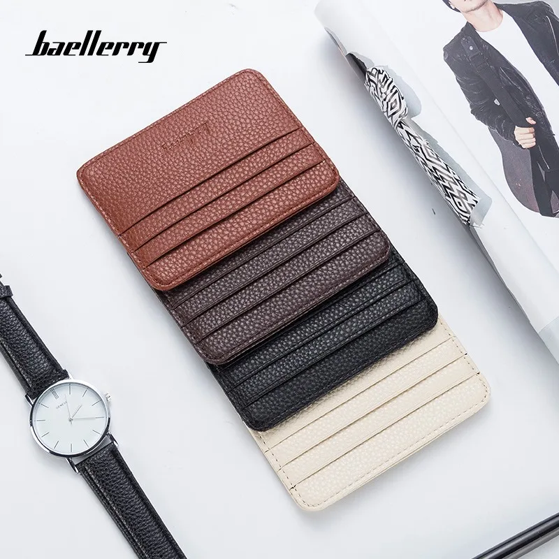 Baellery Men Women's Front Pocket Wallet Wallet with Card Slots Travel Credit Card Holder Wallet Money Clip Fashion Change Purse