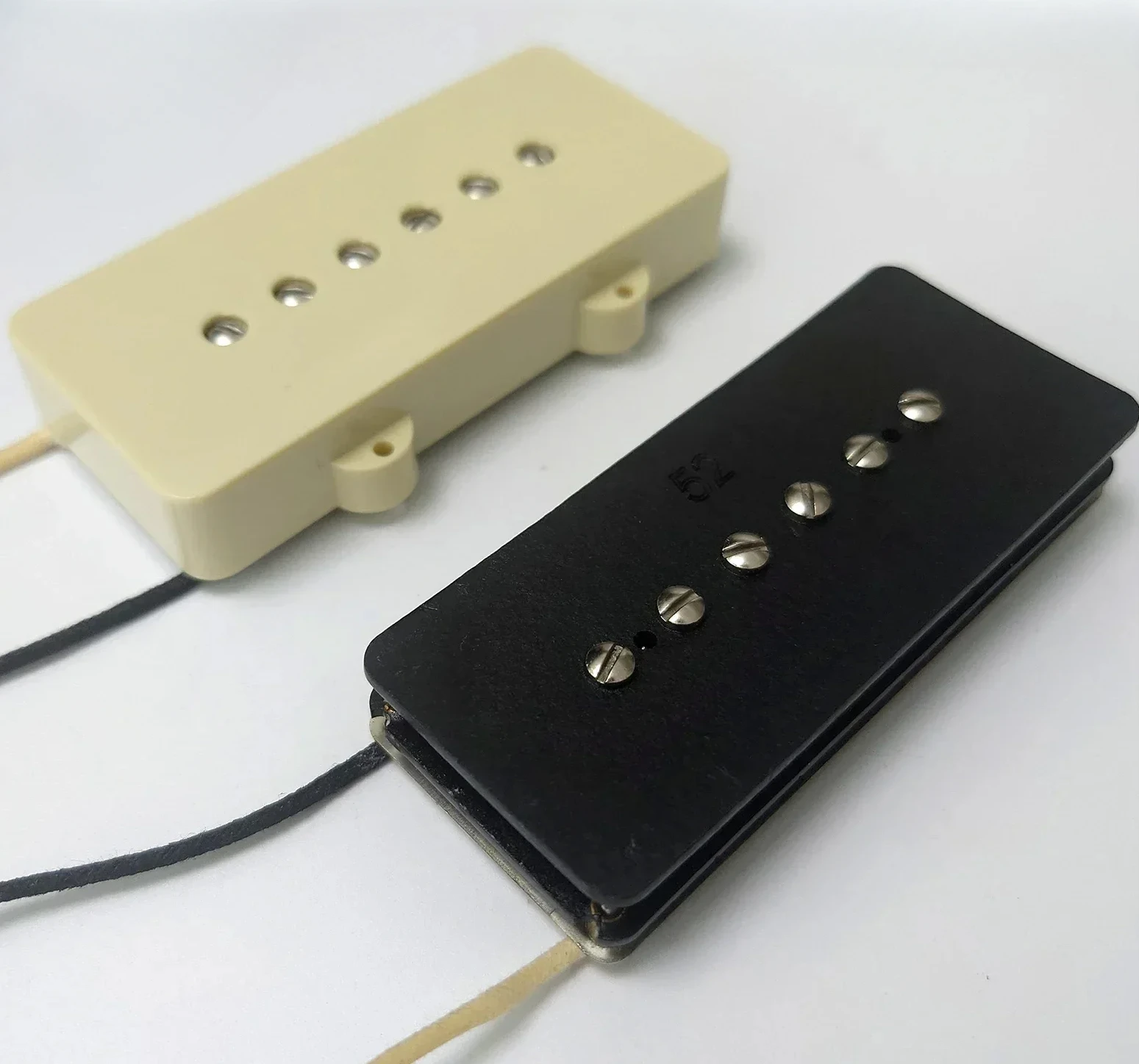 2pcs Alnico 5 Vintage Single Coil Electric Guitar Pickups for Jazz, M-Aster Style, Guitar Replacement Parts