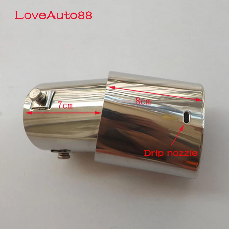 High Quality Stainless Steel Exhaust Muffler Decoration Car Styling Automobile Accessories 2Pcs For Nissan Teana J32