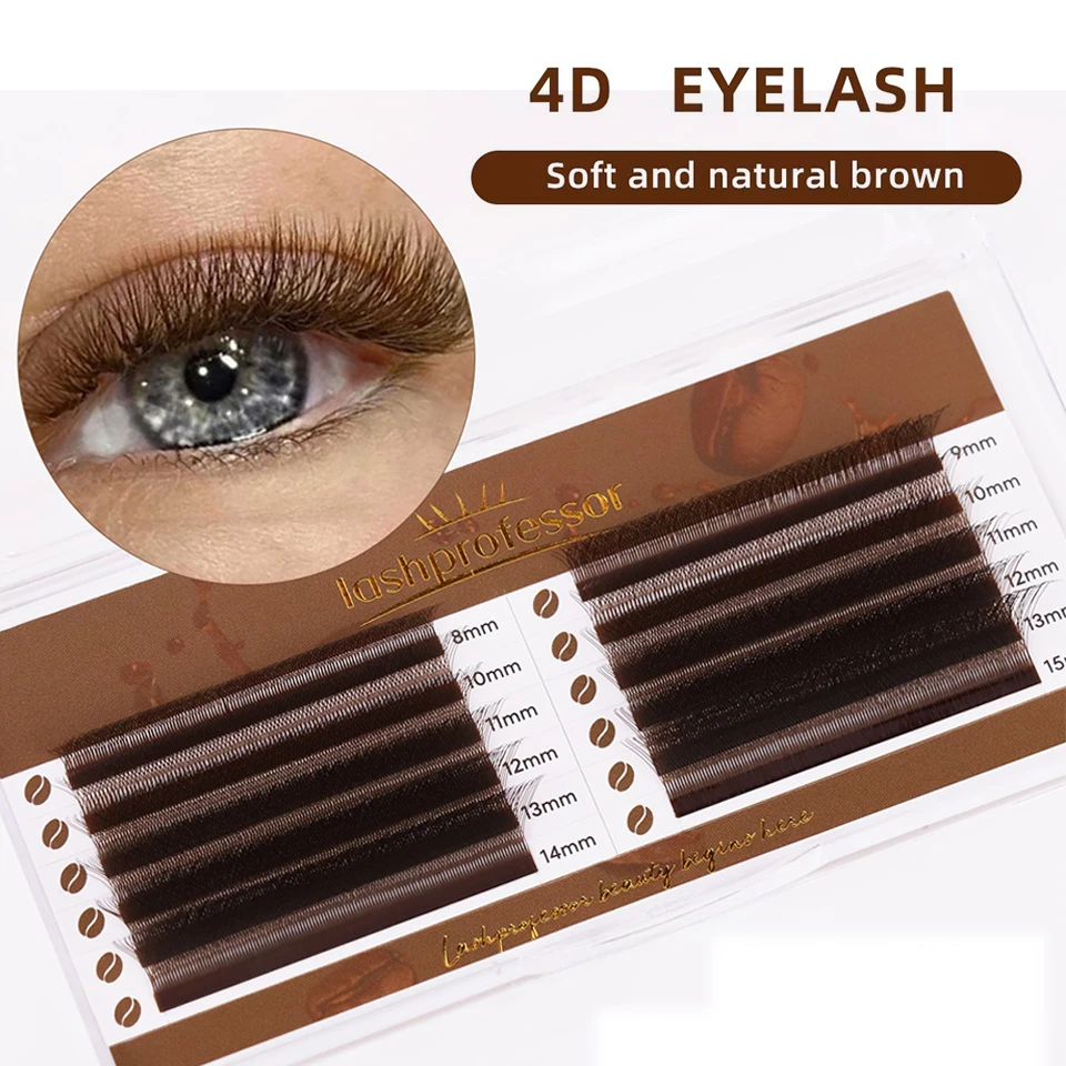 

4D 3D YY Lashes Black Brown Soft Invividual Eyelashes Y Shape Volume Eyelash Extension Double Tip Eye Lash Cilios YY Wholesale