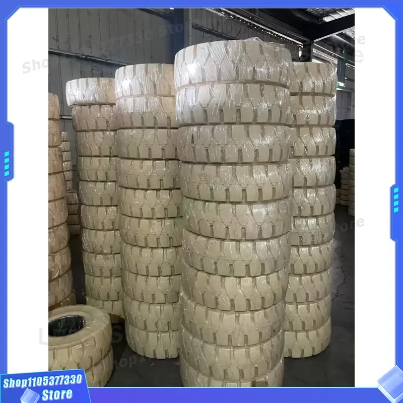 Solid Forklift Tire 6.50-10 7.00-12 6.00-9 28x9-15 23x9-10 Heavy Duty Warehouse Equipment Spare Parts for 1.5t Lift Truck