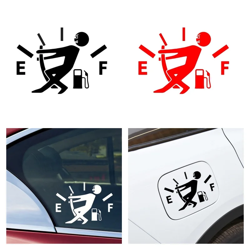 

Funny Car Sticker Pull Fuel Tank Pointer To Full Car Vinyl Reflective Sticker Decal Car Auto Exterior Decor Accessories