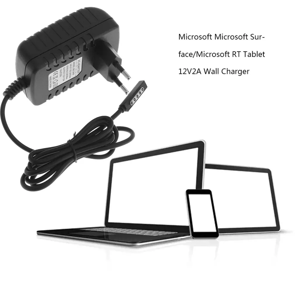 2023 quente ue plug 12v 2a ac adaptador tablets carregadores de bateria para microsoft surface rt pro 2 windows 8 tablet pc dropshipping