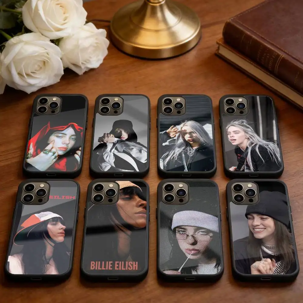 

B-Singer Billie Eilish Phone Case For iPhone 17,16,15,14,13,Pro,Max,Plus,Magnetic For Magsafe Wireless Charging