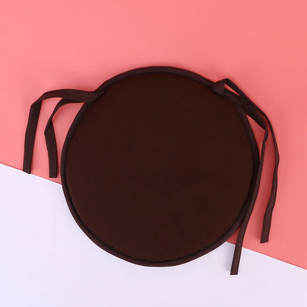 

CATIEBYE 2pcs Round Chair Cushion Mats Outdoor Seat Pads Dining Stool Pillow Polyester Garden Booster Mat