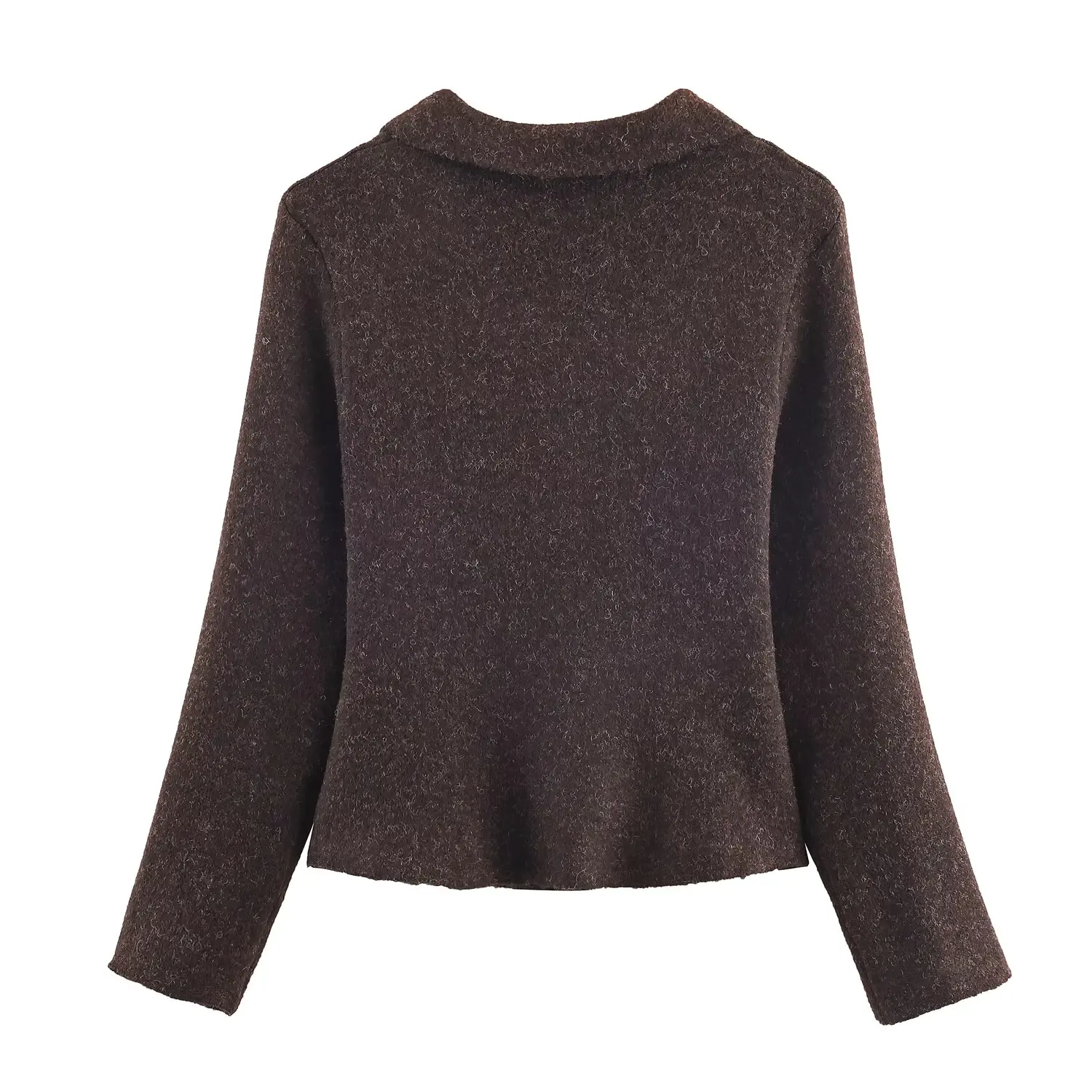 2025 Nuovi abiti da donna: cardigan lavorato a maglia impreziosito da bottoni con gioielli di moda in stile europeo e americano