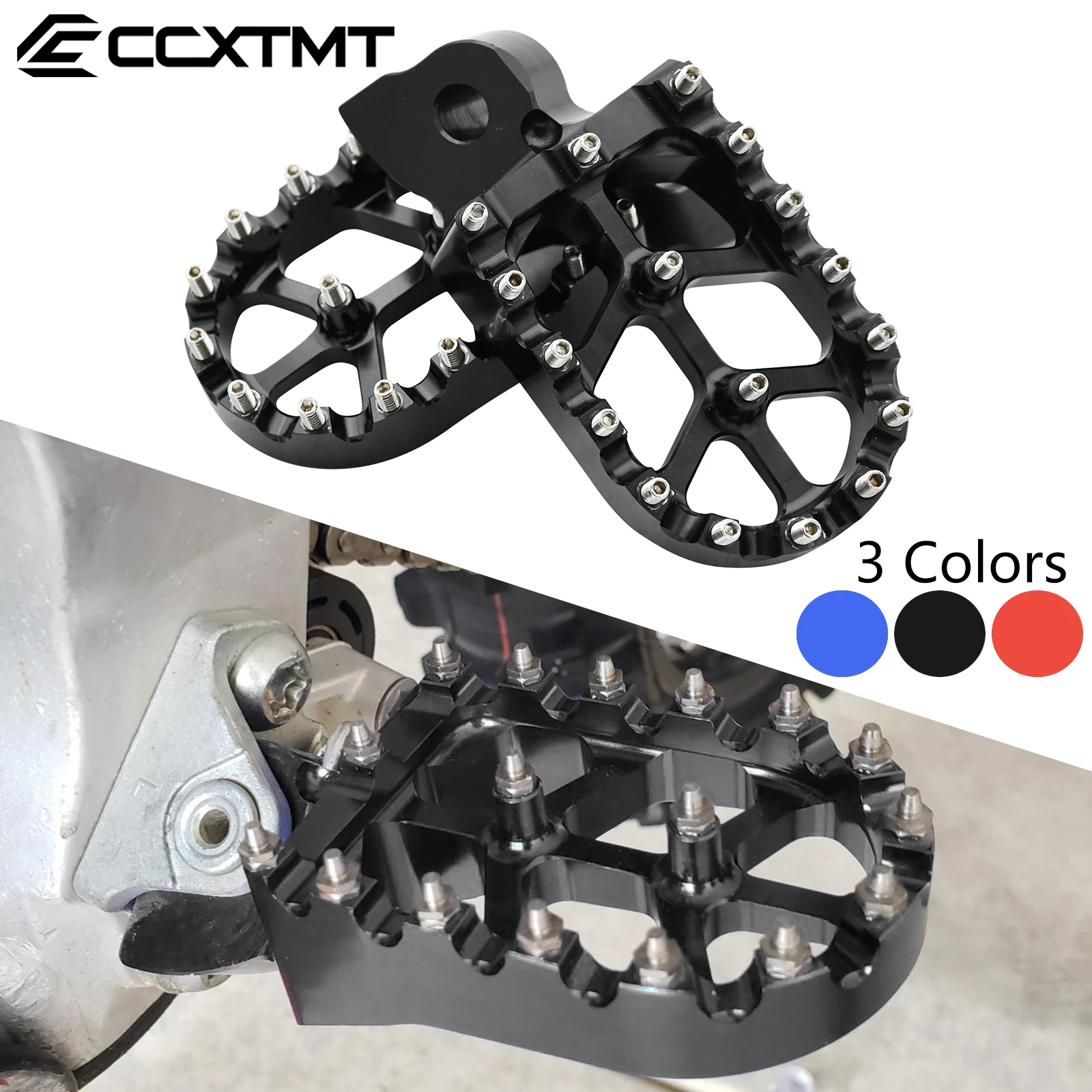 Motorcycle CNC Footpegs Pedals Footrest Foot Pegs For Yamaha YZ WR 65 85 125 250 250F 426F 450F 125X 250X 250FX 450FX 250R 250X