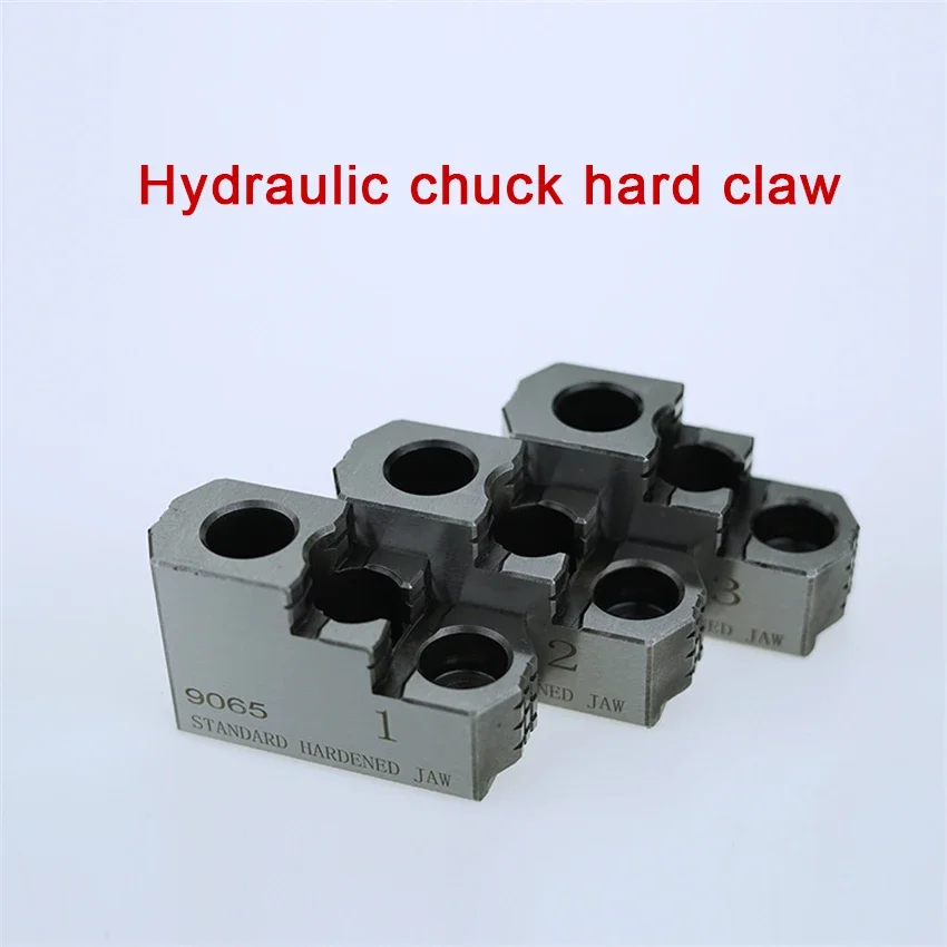 Hydraulic Chuck Three-jaw Hard Claw HJ-05 HJ-06 HJ-08 Hydraulic Chuck Oil Pressure Chuck Hard 3 Jaws For Mechanical CNC Lathes