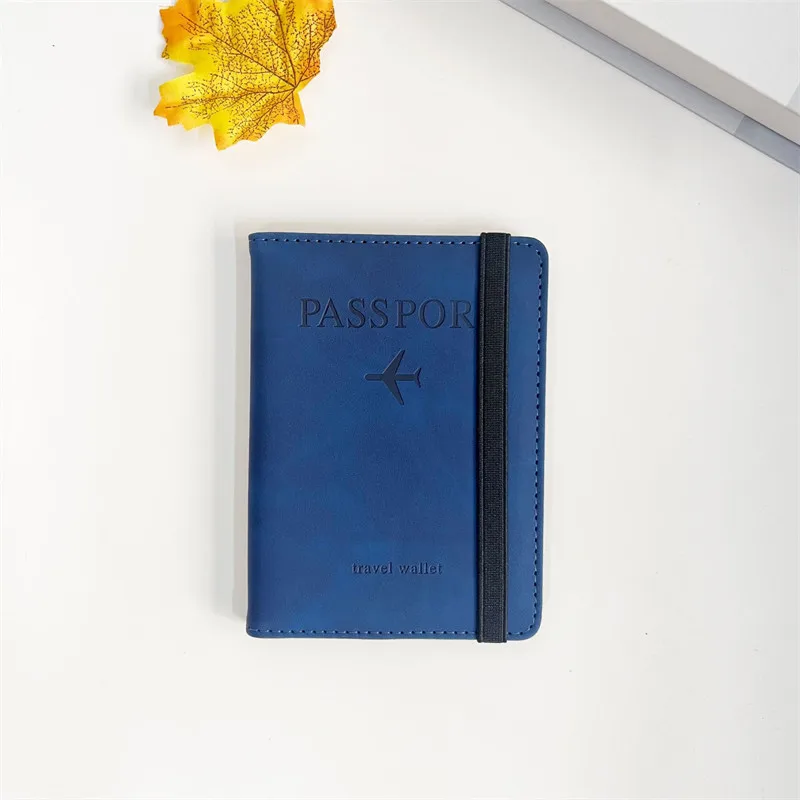Vrouwen Mannen RFID Vintage Zakelijke Paspoort Covers Houder Multifunctionele ID Bankkaart PU Lederen Portemonnee Case Reisaccessoires