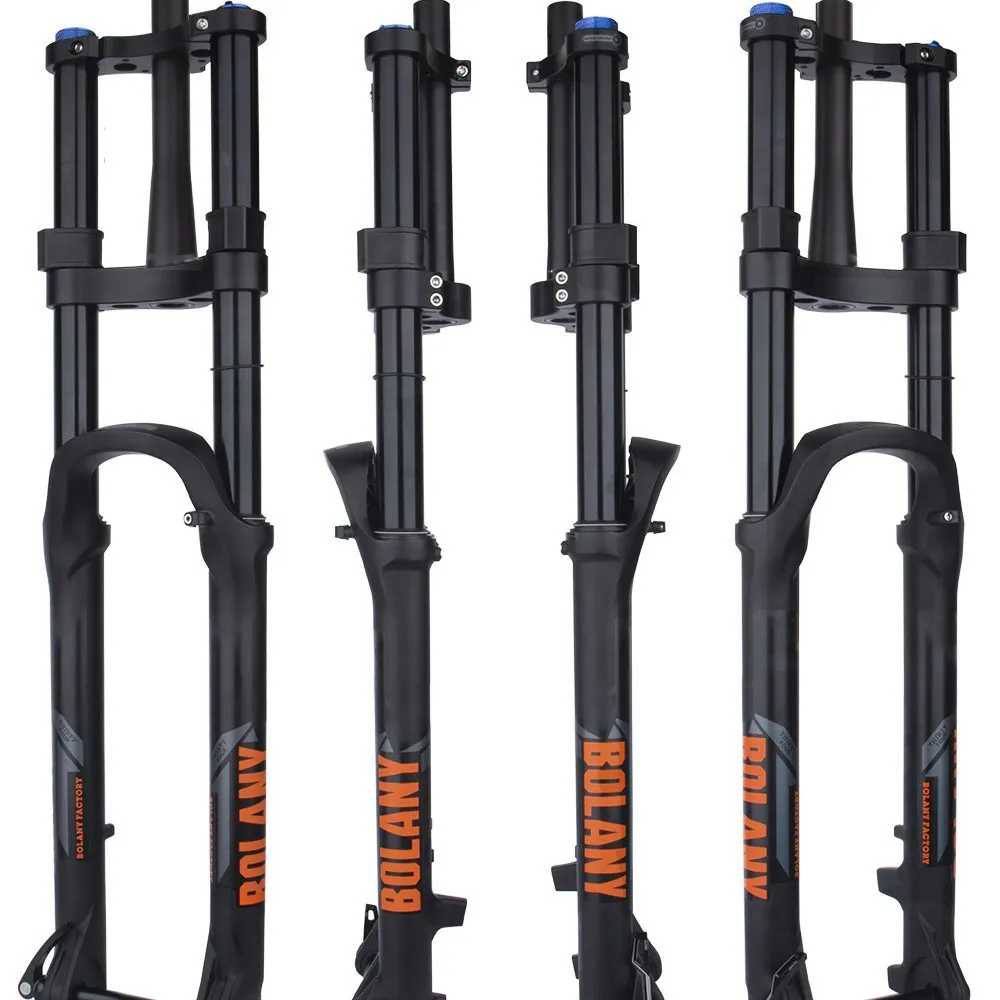 Double Shoulder Aluminum Crown Damping 27.5/29 Inch Barrel Shaft Fork For Mountain Bike Front Fork