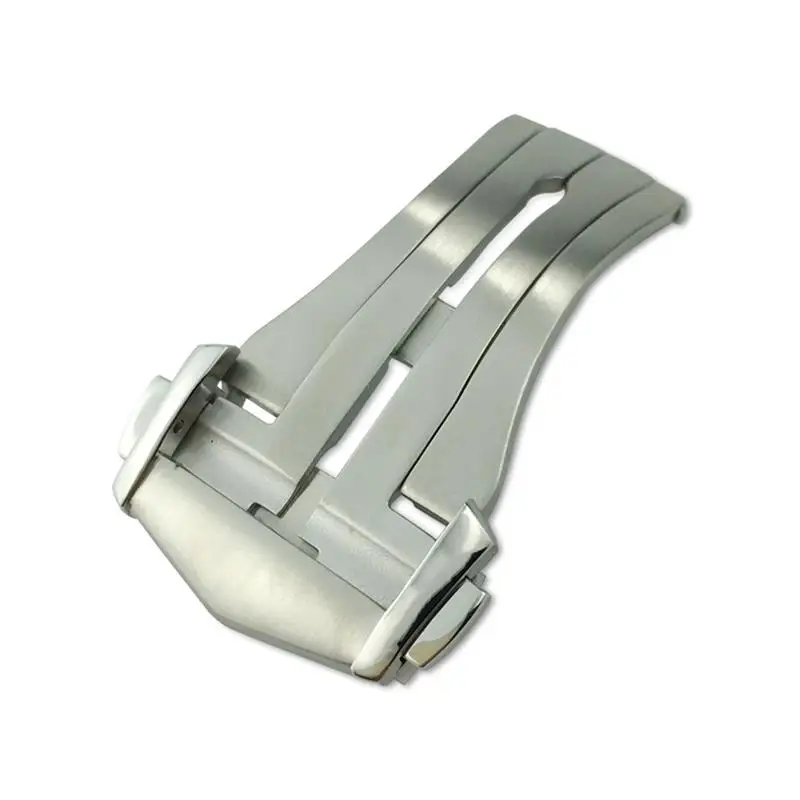 

18MM 20MM Quality Pointed Stainless Steel Bracele Buckle For Omega Leather Rubber Watch Strap Deployment Folding Clasp