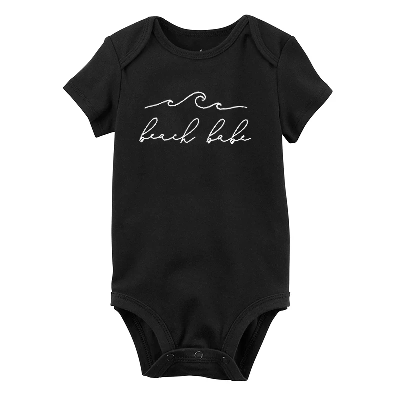 Beach Babe Baby Outfit Gift Beach Baby Mommy and Me Clothes 2022 Hawaii Sets Pregnancy Shirt Mother Daughter Tee Fashion M