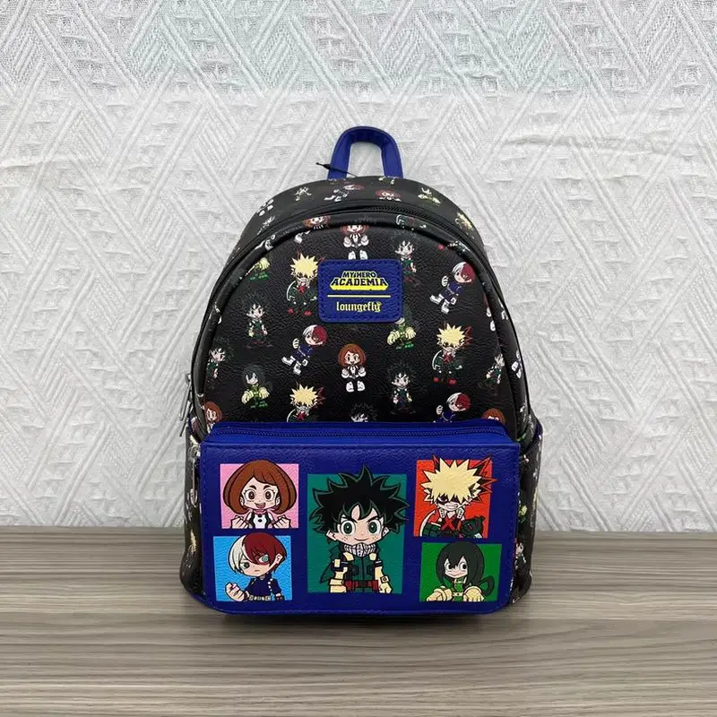 

Loungefly × My Hero Academy To Create A Backpack Featuring Fully Printed Q-Version Character Collages Trendy Gift For Anime Fans