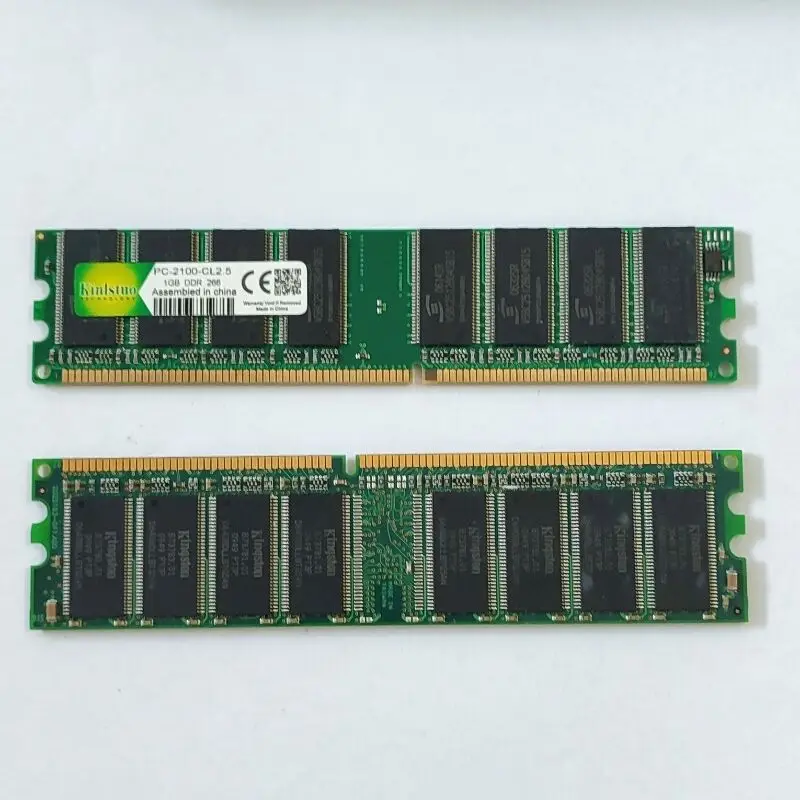 Kinlstuo RAMS DDR1 1GB 333/400/266MHz Desktop memory DDR1 CL2.5 DIMM desktop memoria 1gb 266/333/400