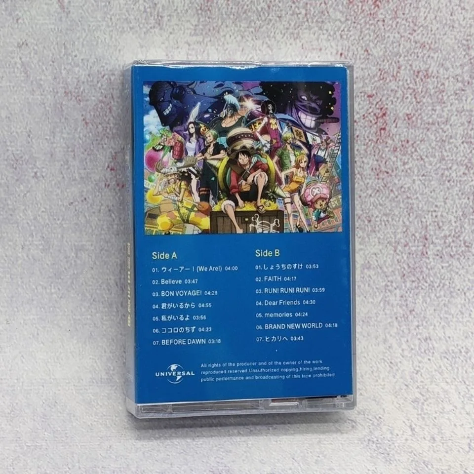 Anime ONE PIECE Kouhei Tanaka Music Tape Monkey D Luffy Nami OST Album WE ARE Cassettes Cosplay Walkman Recorder Soundtracks Box