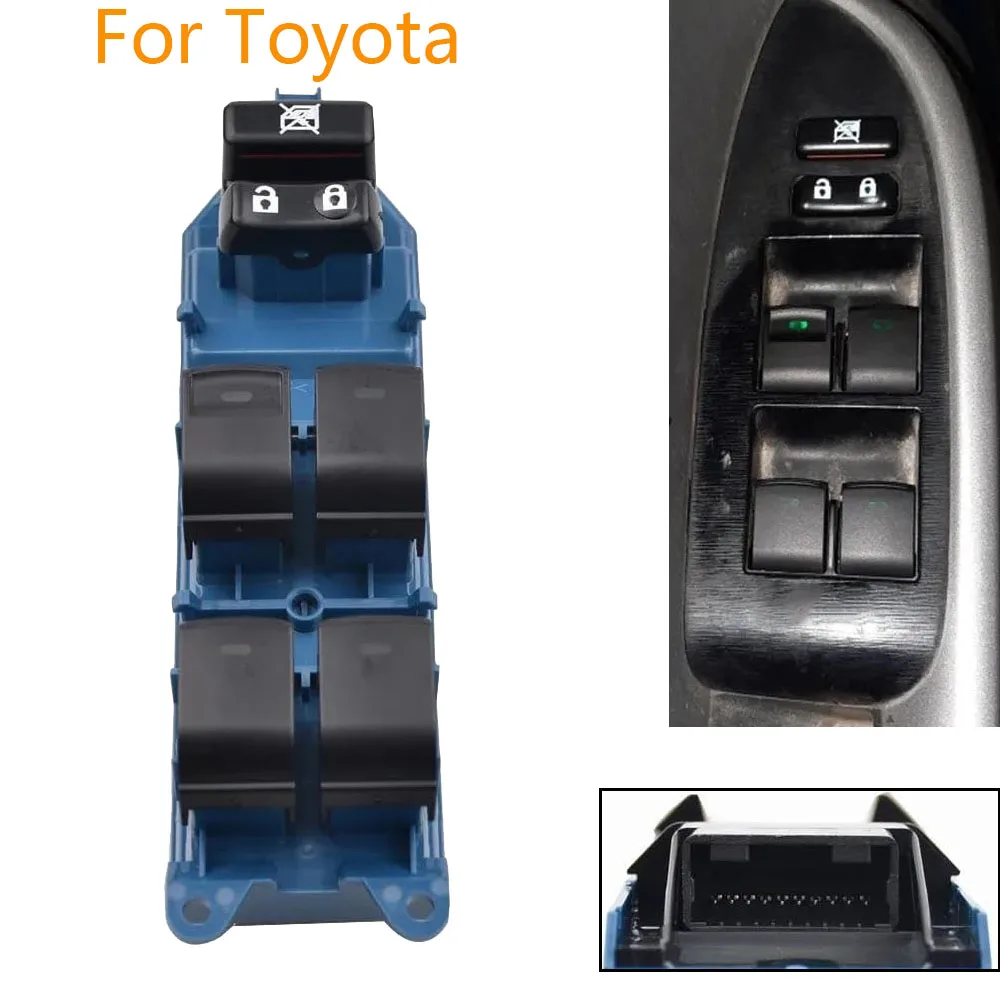For Toyota Avensis Verso Camry Prius 2009-2018 Front Left LHD Electric Power Master Window Switch Lifter Button Car Accessories