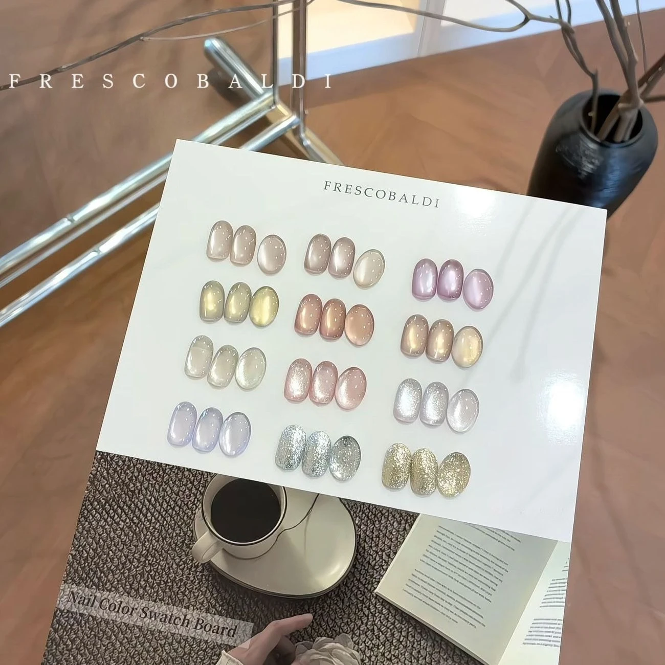 Vernis à ongles magnétique œil de chat, 12 couleurs, 2.5g, perle de verre, en conserve, UV LED, vernis Gel à tremper, laque Gel cristal