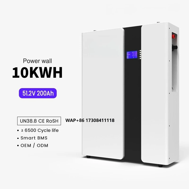 جدار الطاقة Lifepo4 بطارية 10kwh 20kwh 48v 200ah بطارية النظام الشمسي المنزلي مع العاكس 15kw Lifepo4 بطارية ليثيوم أيون