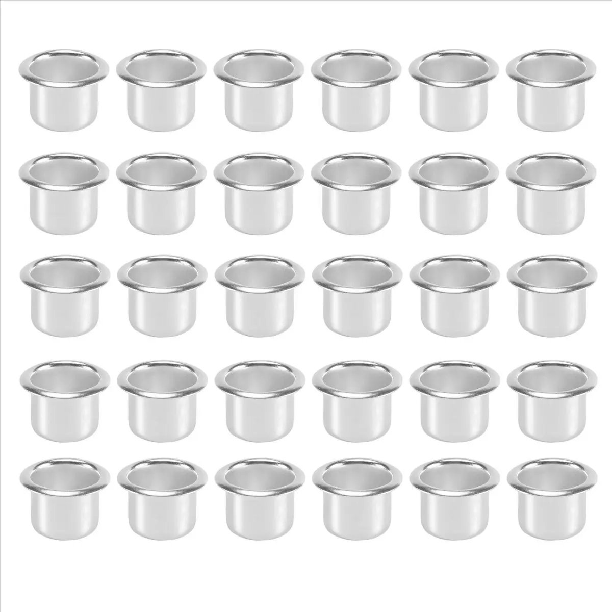 New Arrival Candle Holders for Taper Candles, Candle Holder, Tea Lights, Candle Insert Table Candles, Candle Holder 30Pcs Silver