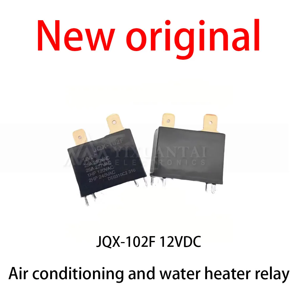 10Pcs/Lot New original JQX-102F 12VDC Air conditioning and water heater relay