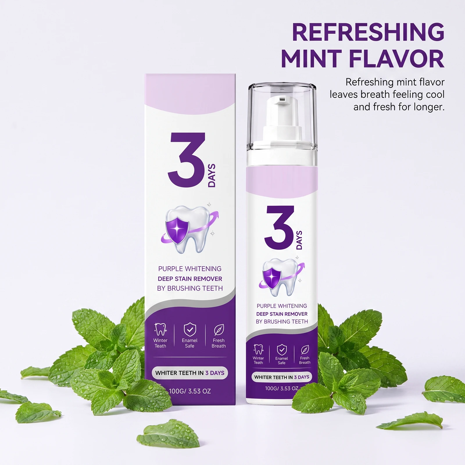 ยาสีฟันออรัลโฮ สีม่วง ทำความสะ - Teeth Whitening Naturally บทวิจารณ์และราคา