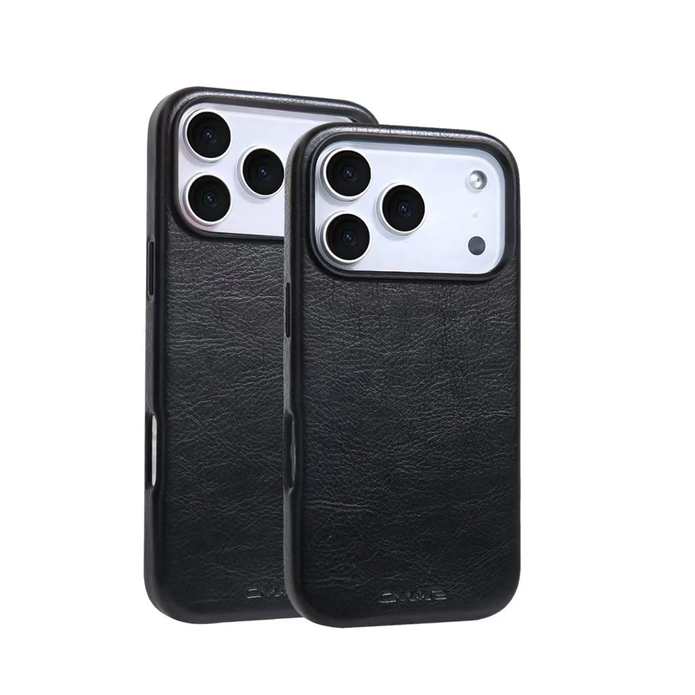 Magnetische Leder-Textur für MagSafe Handyhülle für iPhone 17 16 Pro Max 15 14 Pro 13 Kabelloses Laden Legierungs-Linsenschutz-Cover