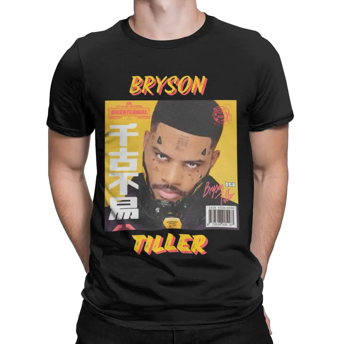 Bryson Tiller Tour 2024 Shirt Merchandise for Men Women Pure Cotton Cool Rapper Hip Hop Tee Shirt Short Sleeve Clothing Summer