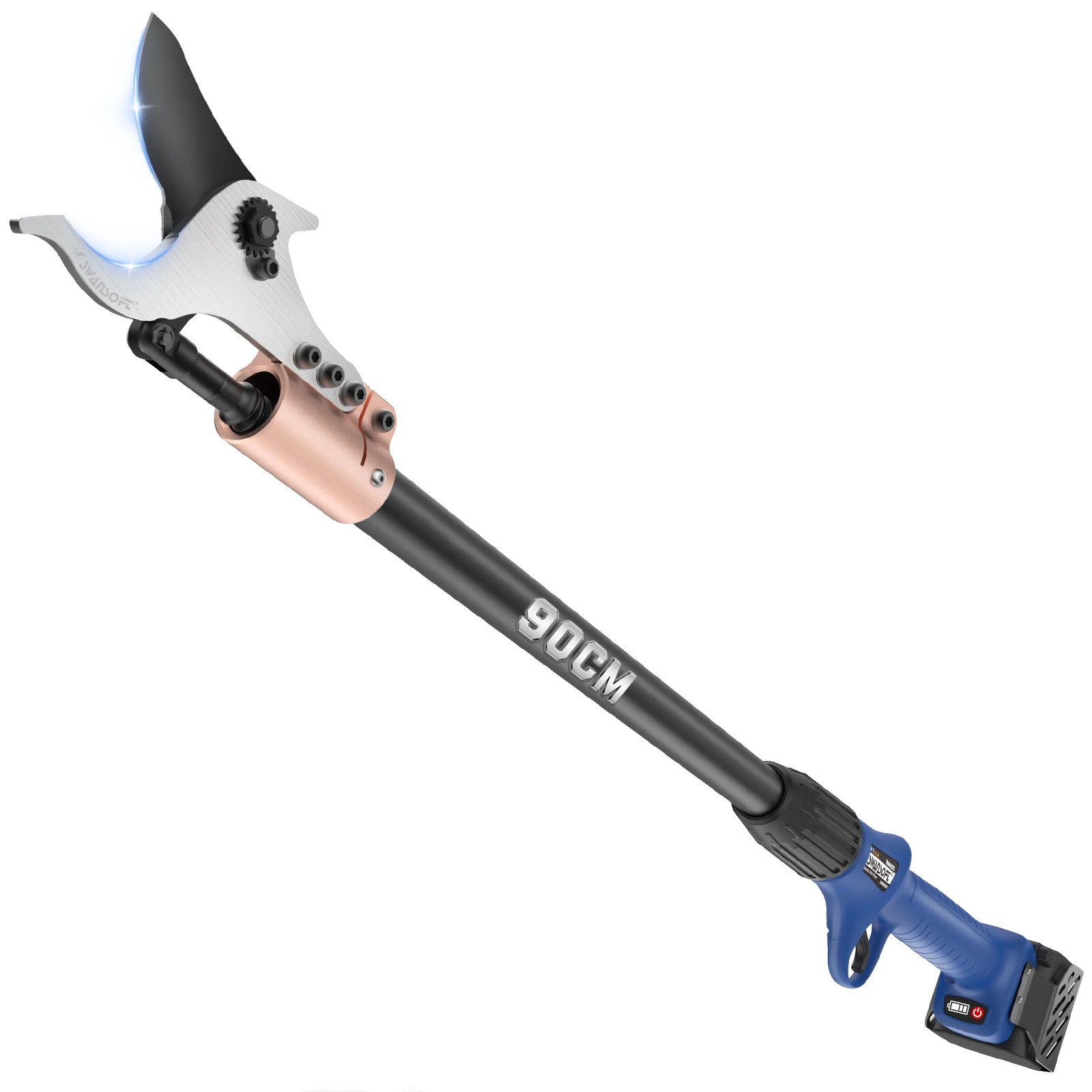 Professional Fixed Length Tree Pruner High Branch Cutter, Non-Telescopic Garden Scissor, SK5 Steel Blade for Trimming Tall Trees