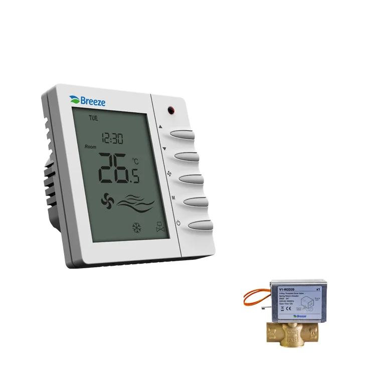 Hot Selling Fcu Thermostat Modbus Rs485 Hotel Room Weekly Programming Thermostat