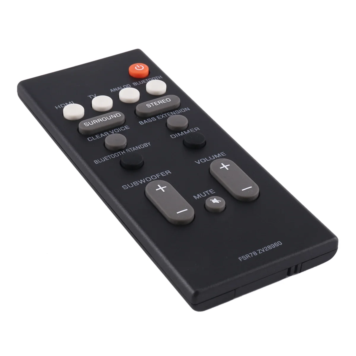 Remote Control FSR78 ZV28960 for Yamaha YAS-106 YAS-207 ATS-1060 YAS-107 ATS-1070 Bluetooth Soundbar System