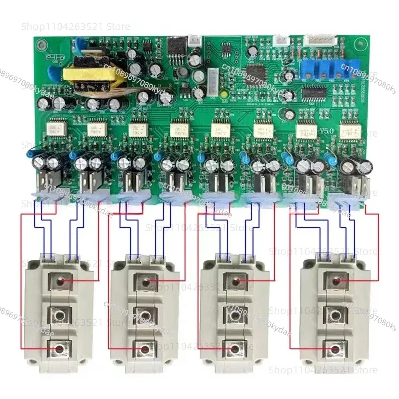 

Трехфазная четырехканальная плата драйвера модуля IGBT с синусоидальной волной