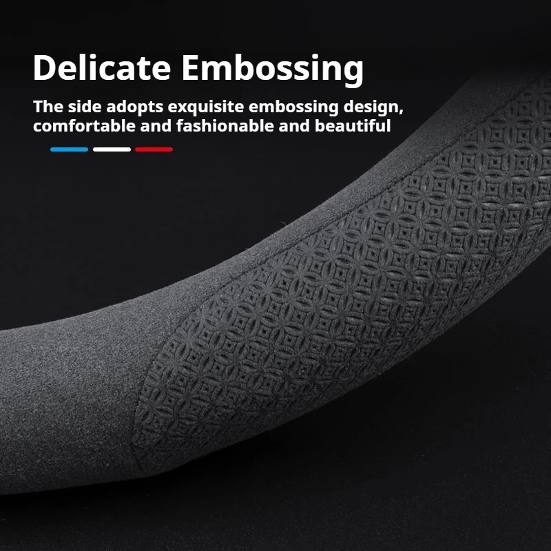 Car steering wheel cover For Audi A3 Q5 Q3 Q4 A5 A7 A8 A4 B8 B7 A6 C7 RS3 RS4 RS5 RS6 car accessories