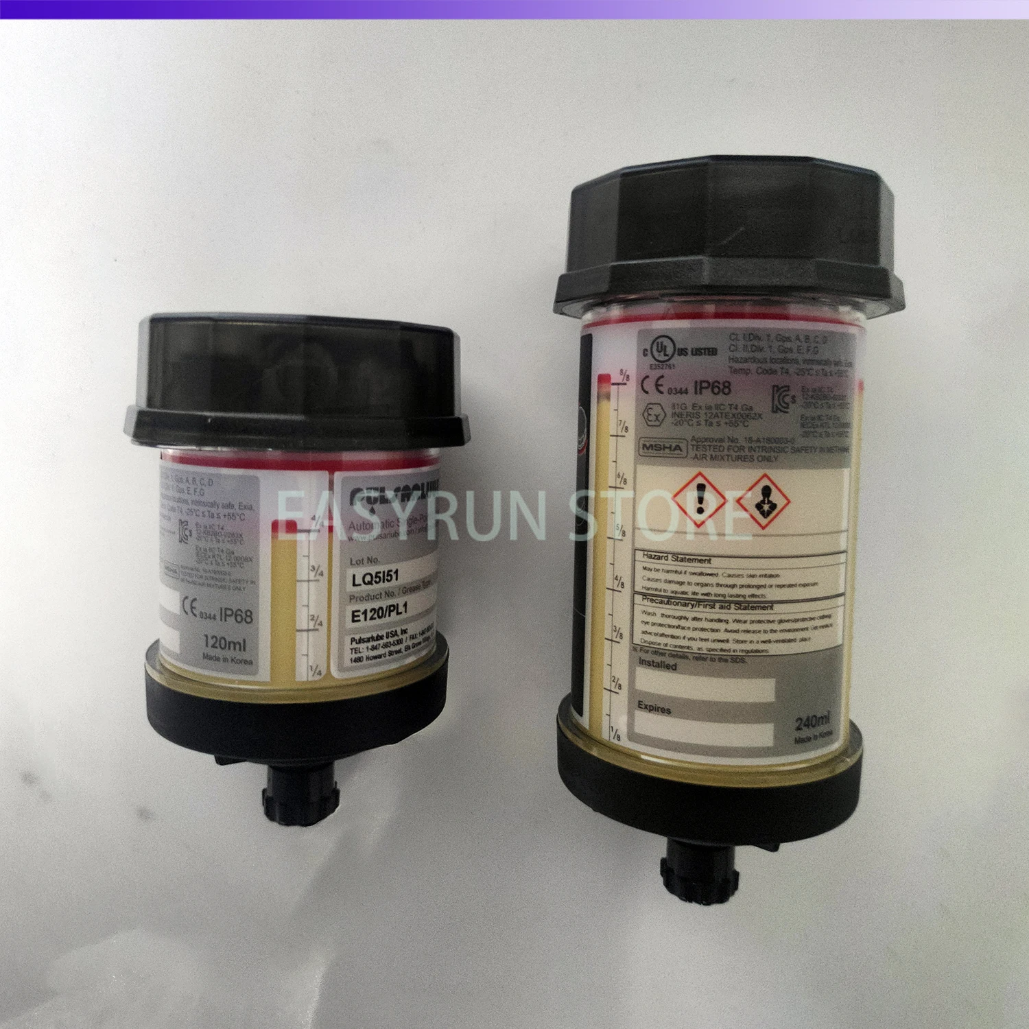 Pulsarlube E240 Automatic Oiler Digital Grease Pump Single-Point Lubrication Electrical Type for Maintenance Tools