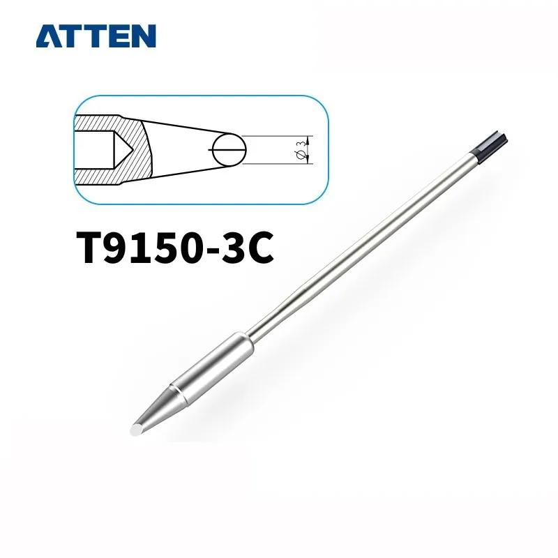 ATTEN T9150-K/B/3C/5C/6.5C/3.2D/4.6D/6.5D lehimleme İpucu için ST-1509 (150 W) T9150 kaynakçı demir İpucu yedek parça aracı