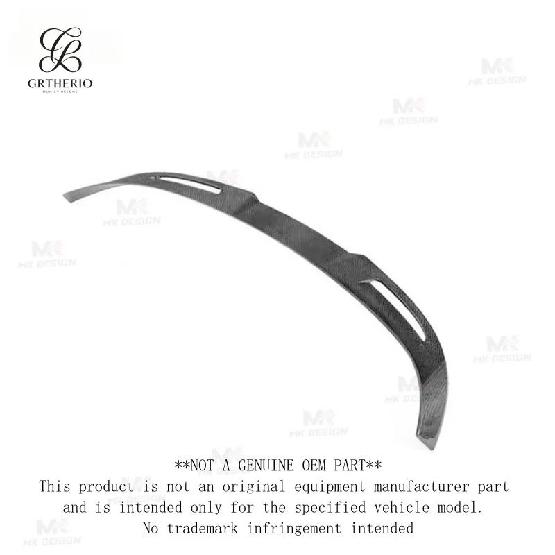 Suitable for Alfa Romeo Stelvio, this carbon fiber rear spoiler, top wing, and center wing provides downforce and enhances the c
